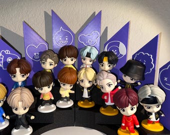 BTS TinyTAN Display Stand — 3D Printed Collectible Holder for 14 Figures!