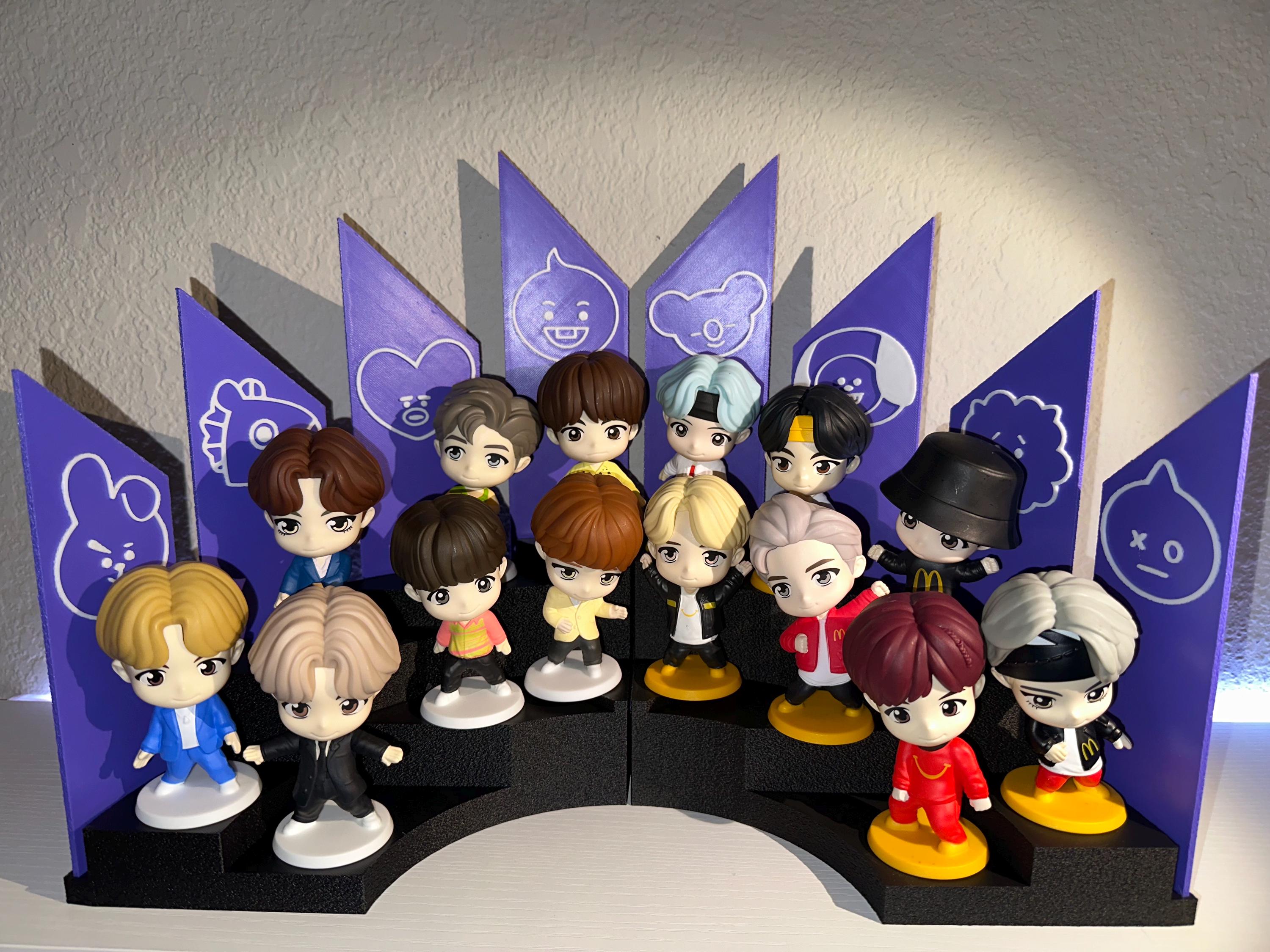 BTS Tinytan Display Stand — 3D Printed Collectible Holder for 14