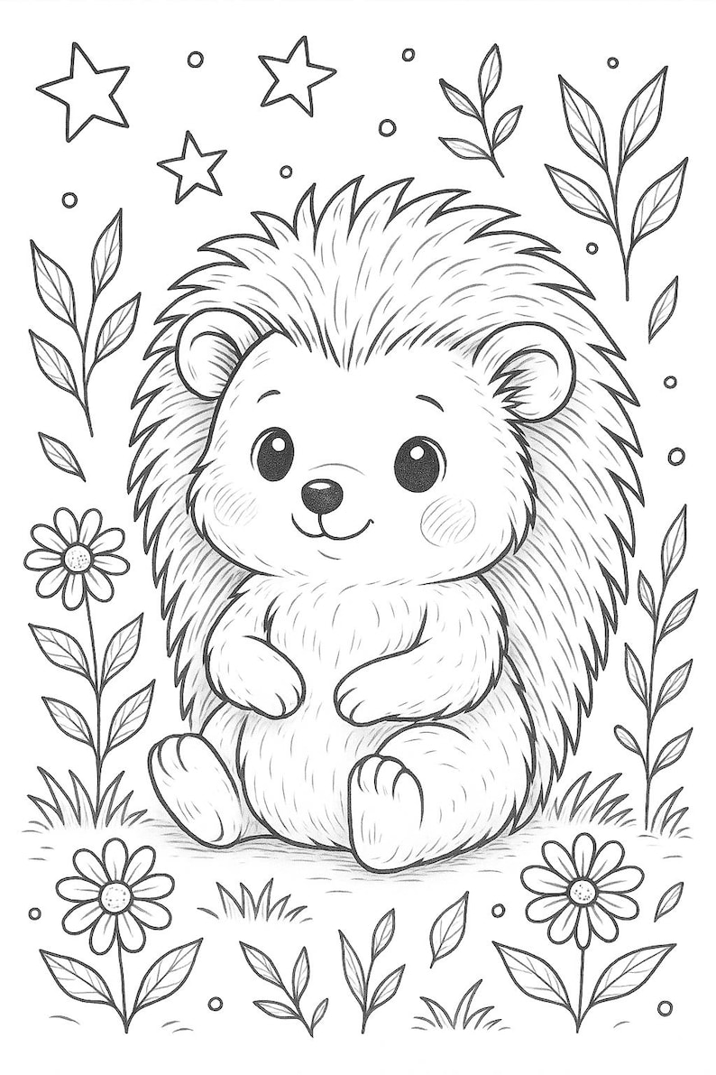 50 Flowers and Animals Coloring Pages +12 Free (62 Pages) | Printable ...