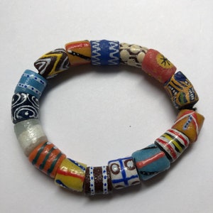 Colorful Recycled Glass Bracelet