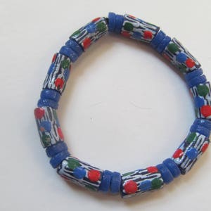 Royal Blue Hand Painted Bracelet