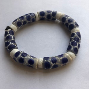 Blue Polka Dot Bracelet