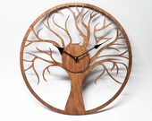 Wood clock 15.7 quot Rustic wood clock Large wall clock Vintage wall clock Farmhouse clock Modern wall clock Unique wall clocks