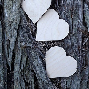 100 Wood Hearts, Rustic wedding decor, Custom Initials, Rustic Wooden Hearts, Wedding decorations, Gift, Wedding decor, Laser cut, Wooden