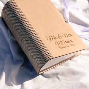 Personalized Photo Album / Laser cut / Wedding Photo Album / Photo album 4x6 / Wooden photo album / Engraved photo album / Honeymoon album