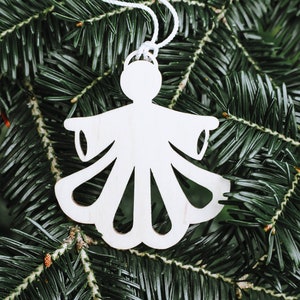 Engel Anhänger / 50er Set Weihnachtsengel Anhänger / Winter Baum Dekor / Weihnachtsfeiertage / hängende Verzierung / rustikale Engelanhänger
