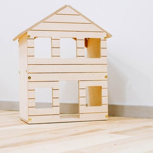 Play house / Kids gifts / Doll house / Kids room decor / Baby girl shower / Wooden doll house / Montessori toys / Barbie house / Wood