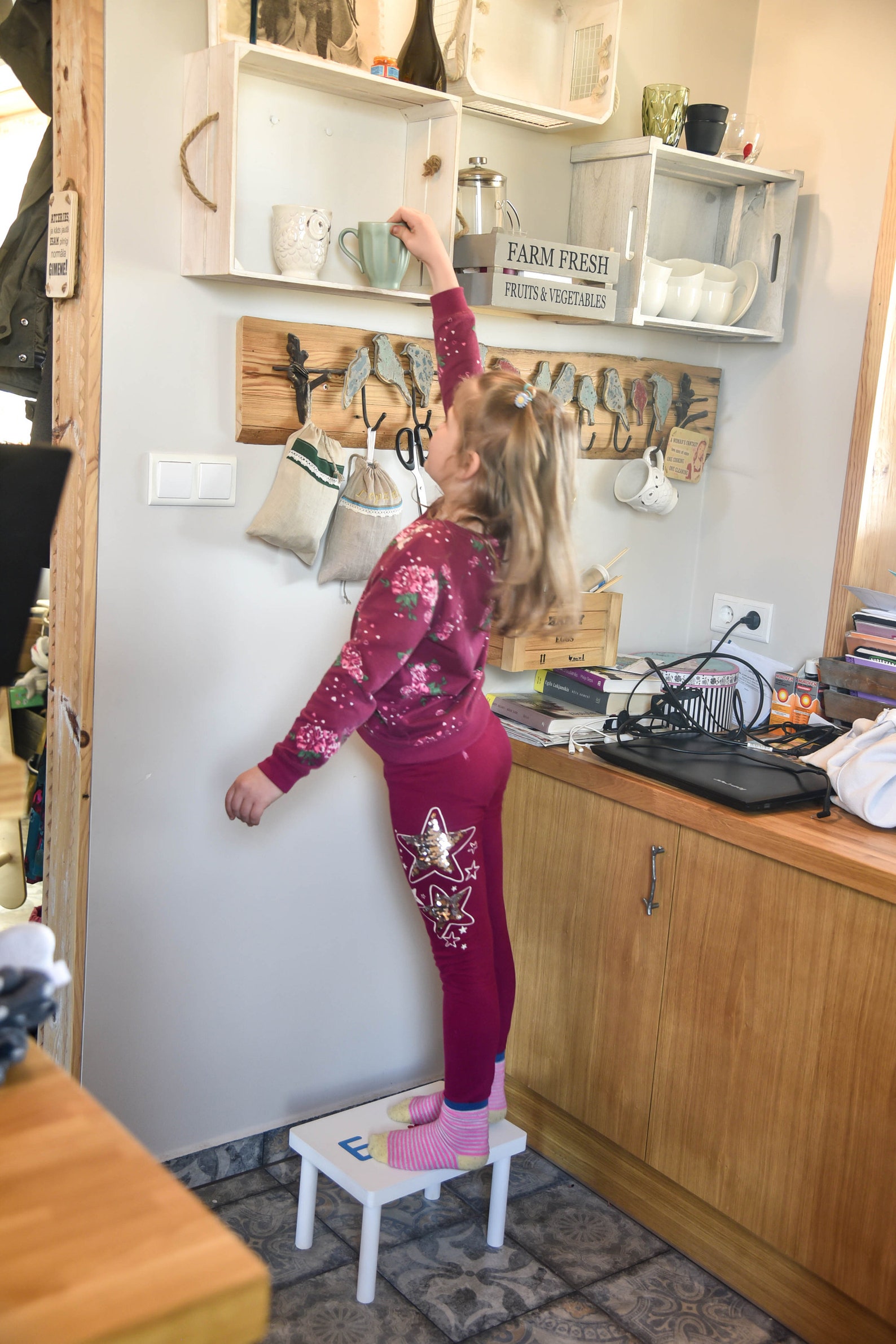 Step Stool / Name Puzzle / Wood Bench / Wooden Stool / Kids Etsy