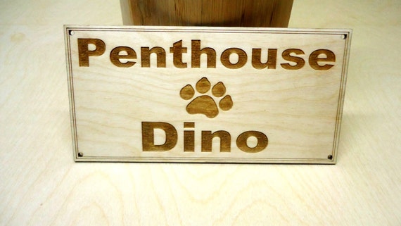 Penthaus Hund Melden Schilder Katze Hund Pet Zeichen Haus Etsy