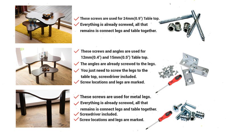 Large and small oval coffee tables dimensions comparison image