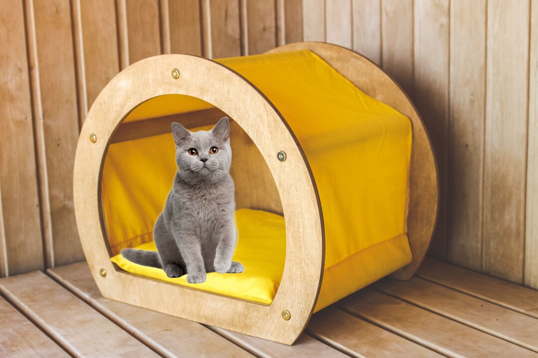 Cat Bed / Arch / Wooden Cat House / Cat House / Cat Furniture / Cat