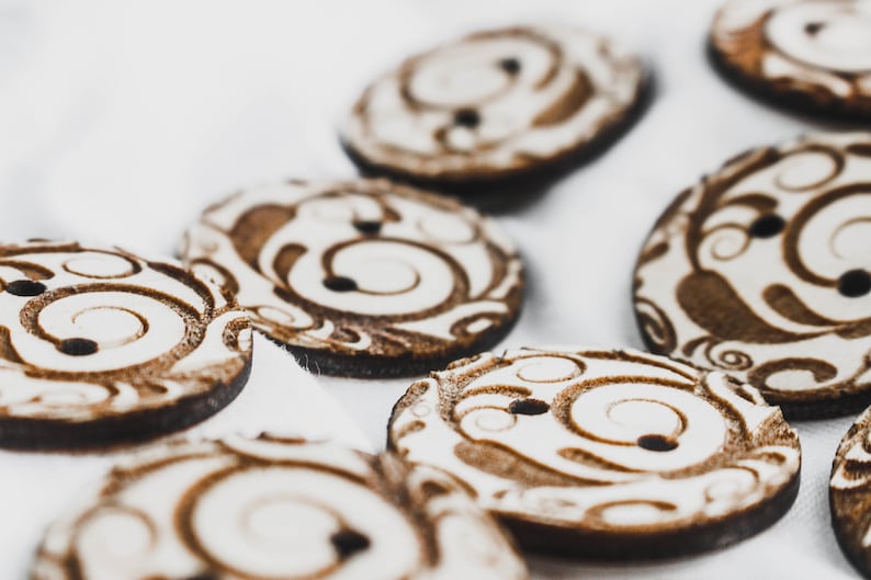 Wood button Sewing buttons Sewing supplies Custom buttons Sewing button Wooden Buttons Wood buttons 10 wood buttons Craft Buttons