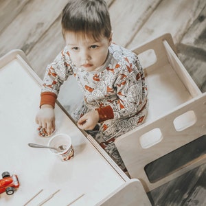 Cube chair / Montessori furniture / Kids furniture / Gift for kids / Montessori cube / Baby chair / baby gift / Childrens stool / Wood