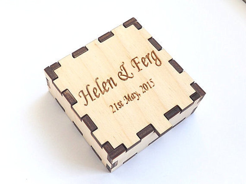 Wood Box Personalized Wood Box Engraved Box Personalized Etsy
