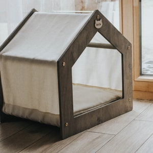 Kattenhuis/hondenhuis/kattenbed/kattenmeubels/kattengrot/modern kattenmeubilair/voor kattenbezitters/kattenliefhebber cadeau/huisdecoratie/huisdierhuis
