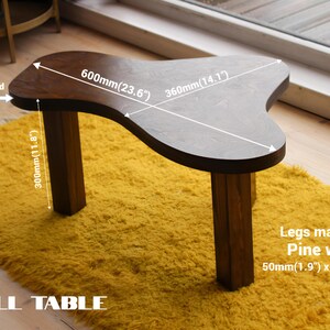 Scandinavian oval nesting coffee tables handcrafted from natural birch plywood