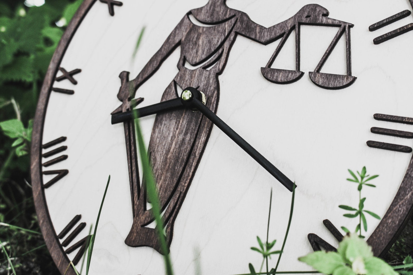 Wooden clock 11.8 / Lawyer gift / Lawyer gift for man / Etsy