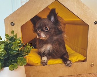 Dog house / Free Standing Pet House / Dog bed / Dog furniture / Dog cave / Modern dog furniture / For dog owners / Dog lover gift / Home