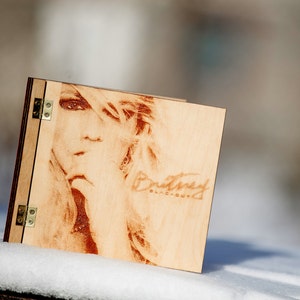 Cd Halter / Andenken Box / DVD Hülle / Dvd Hülle / Geschenk für Sie / Personalisierte Holzhülle / Hochzeitsgeschenke / CD-Aufbewahrung / CD-Bücherregale