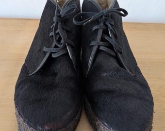 Zapatos de piel vacuno .Origen Aleman.Talla 5 1/2.antiguos