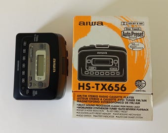 Aiwa HS-T55 Walkman: Retro Cassette Speler Met FM/AM Radio En