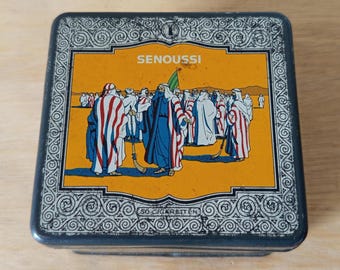 Scatola per sigarette vintage Senoussi Reemtsma