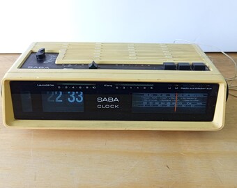 Vintage Toshiba Flip Clock Radio RC 803f Blacklight - Etsy