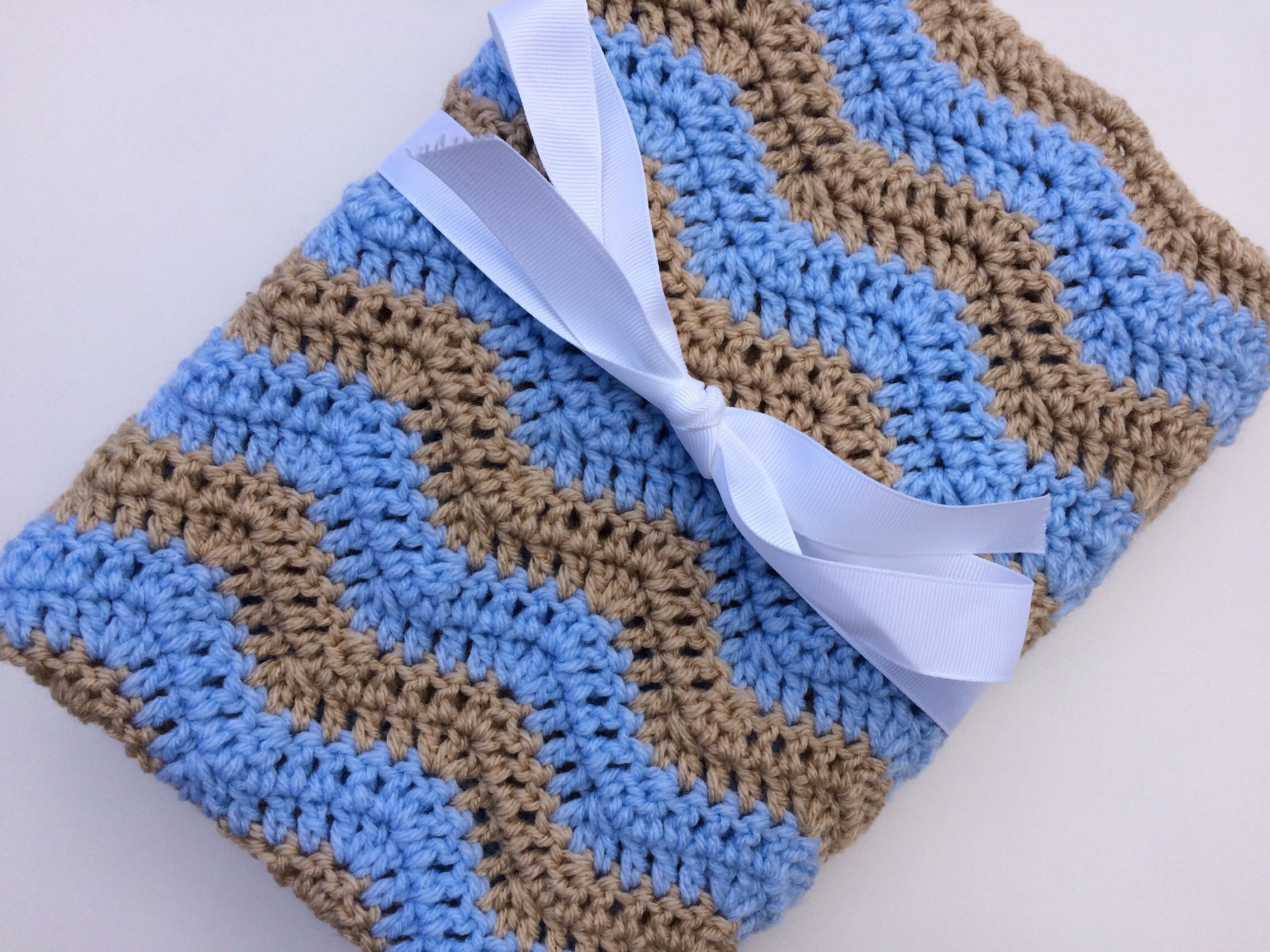 Items similar to THROW BLANKET Aqua Light Baby Blue ...