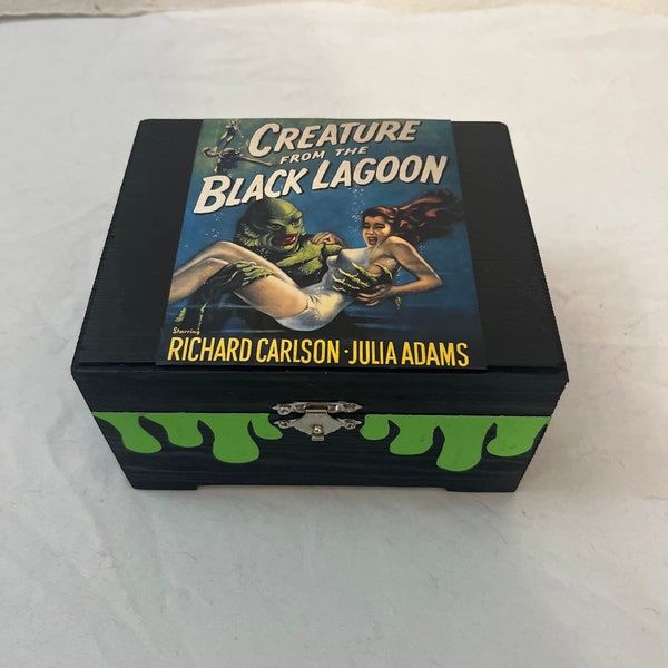 Creature of the Black Lagoon Stash Box Classic Sci Fi Horror Decor