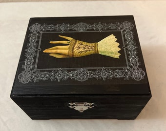 Victorian Lady’s Hand Keepsake Box Gothic Haunted Home Decor