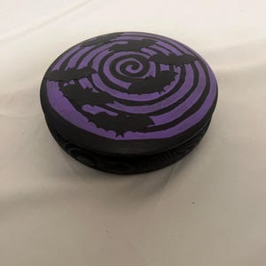 Hypnotic Bats Purple and Black Jewelry Box