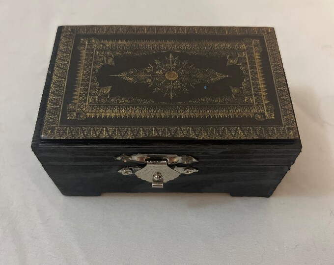 Gothic Tapestry Tiny Ring Box Matchbox - Etsy