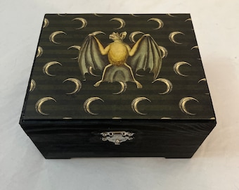 Victorian Bat Gothic Decorative Box