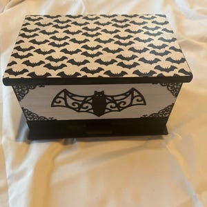 Gothic Bat Jewelry Box Pastel Goth Whimsigoth Bats Decor