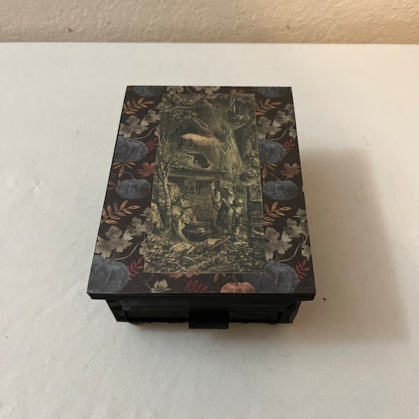 Witch Cottage Small Jewelry Box