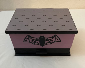 Gothic Bat Jewelry Box Pastel Goth Whimsigoth Bats Decor