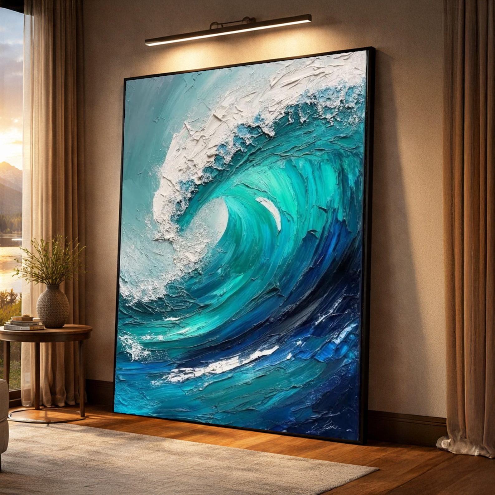Ocean Wave Canvas Wall Art