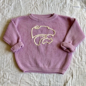 K-State Wildcat Baby/Toddler Embroidered Sweater