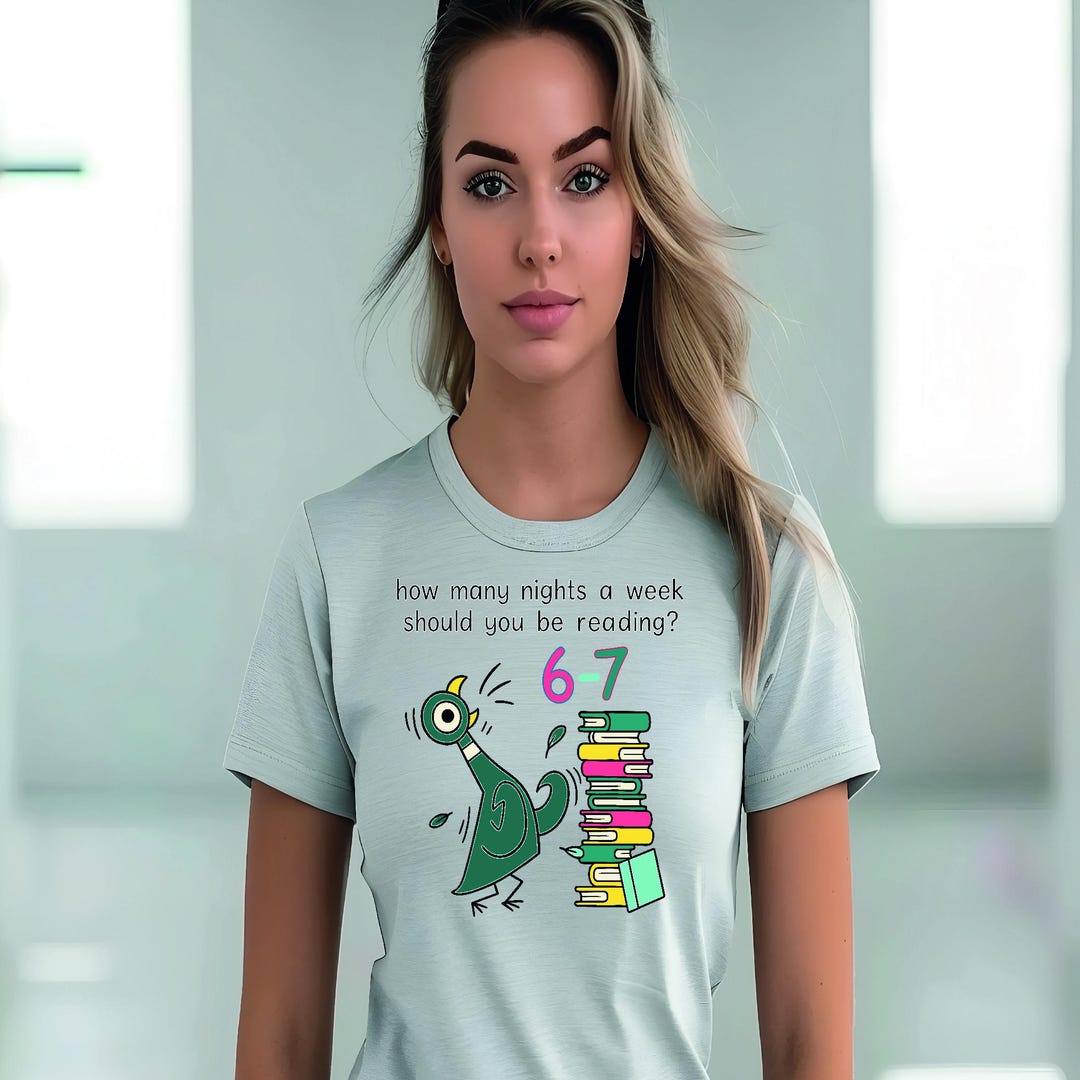 How Many 67 Teacher 67 How Many Nights a Week Should You Be Reading 6 7 PNG - Etsy