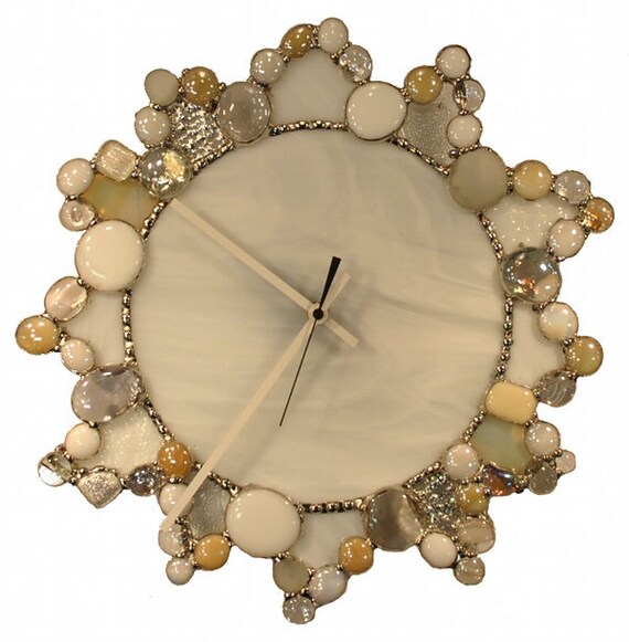 Items similar to Large White Clock on Etsy
