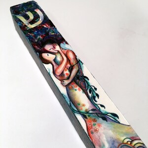 Mezuzah Case, Jewish Gift, Engagement Wedding Gift for Jewish Couple, Hanukkah Gift, Housewarming, Wood Anniversary Gift, Tree of Life