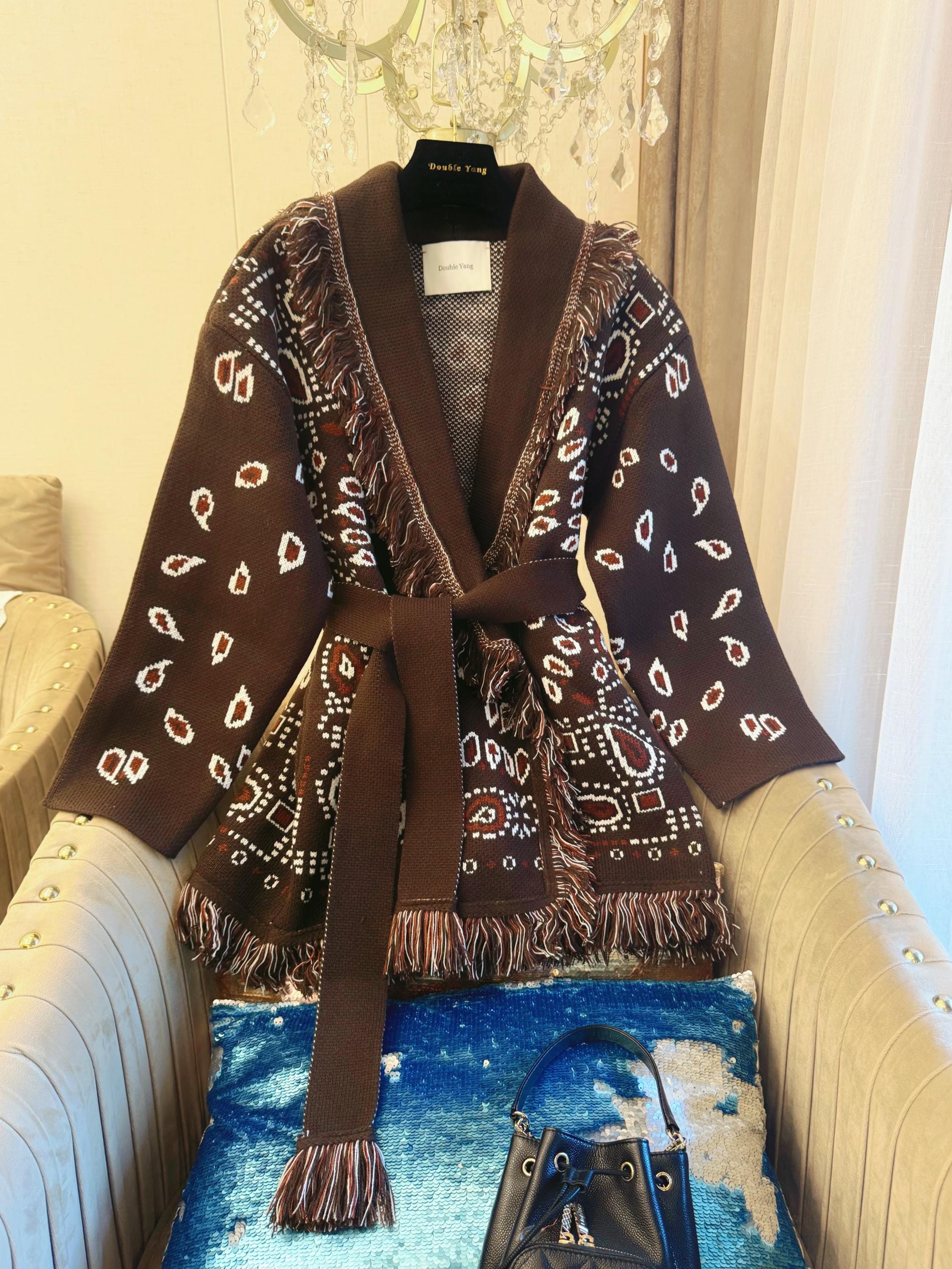 Brown Blend Knit Cardigan | Quiet Luxury Everyday Layering Piece