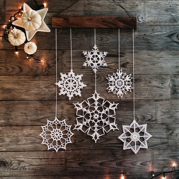 3 Piece Christmas Rustic Snowflake Decor Set The Holiday Aisle