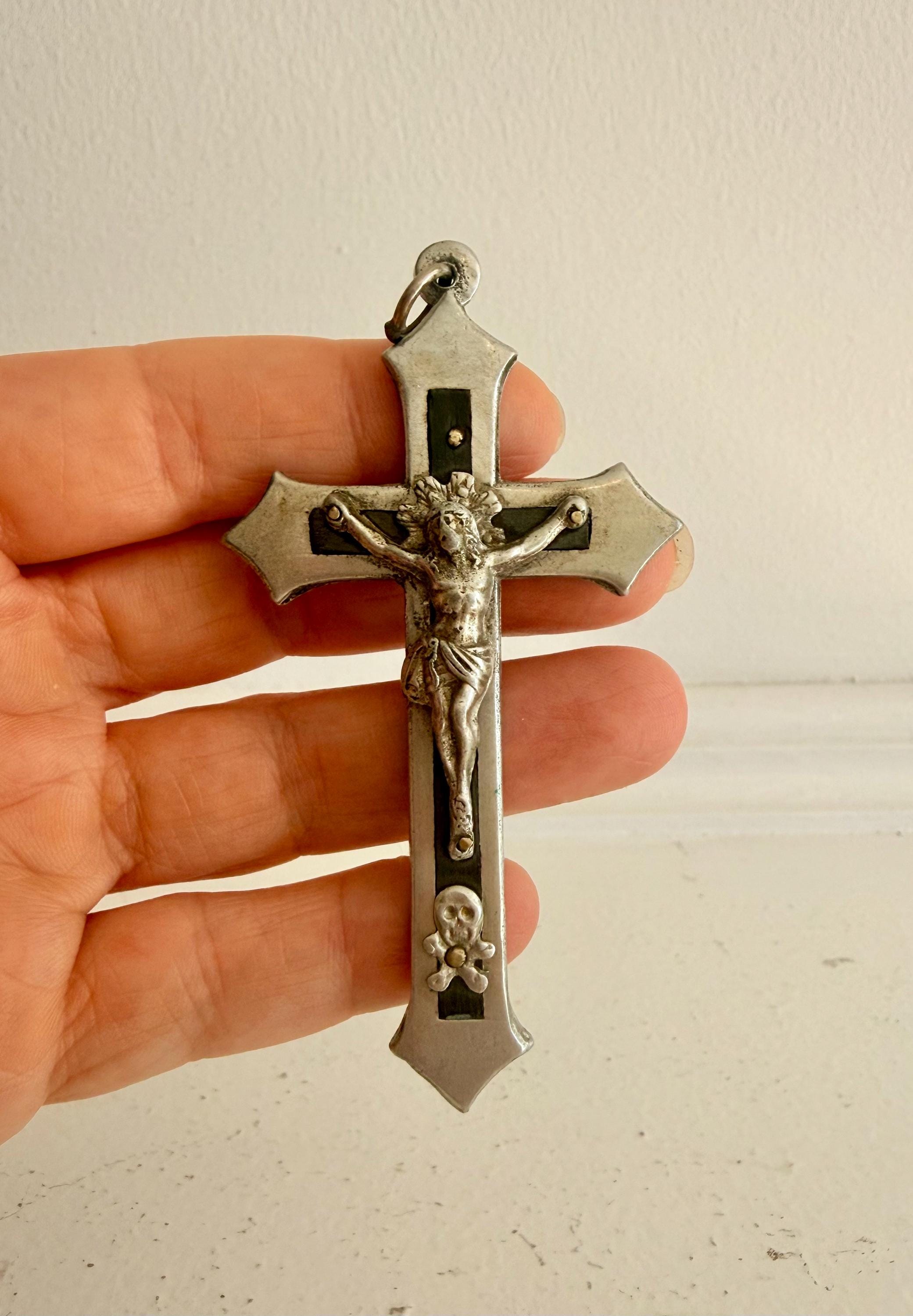 Antique Silver Cross - Etsy Canada