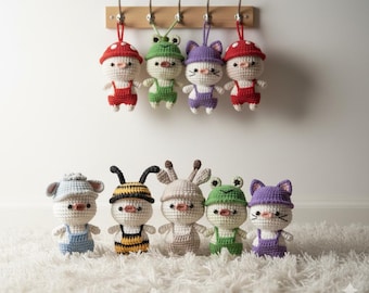 Amigurumi Crochet Pattern Bundle: Easy Plush Animal Toys (PDF)