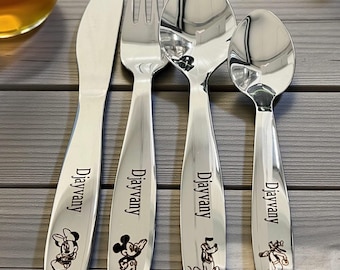 Magisch Disney Kinderbestek – Met Naam, Datum & Jouw Lievelingsfiguurtje