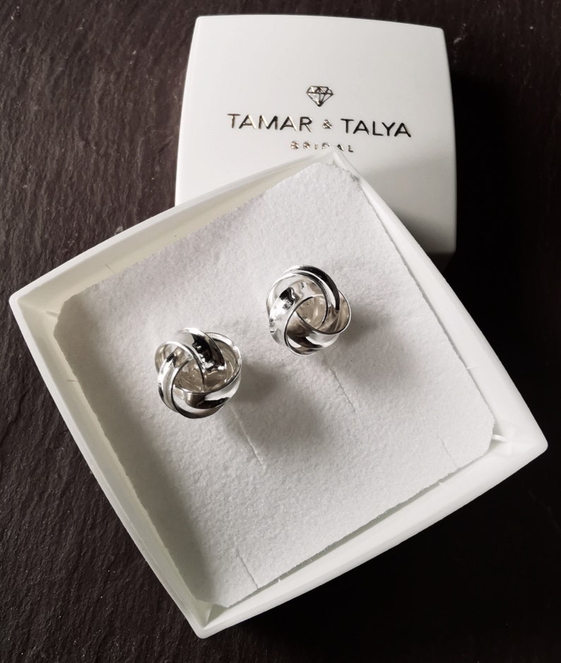 Silver hoop earrings sterling silver 925 handmade in the UK