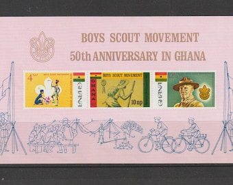 Boy Scouts 50th Anniversary Souvenir Sheet
