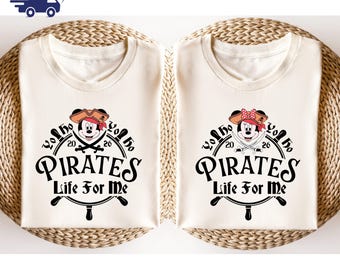 Custom Disney Pirates Shirt, Disney Pirates Group Shirt, Disney Pirate's Life 2026 Shirt, Disney Shirt, Disney Family Matching Cruise Shirt