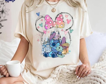 Disney Stitch Shirt, Mickey Castle Tee, Dog Lover T-Shirt, Lilo and Stitch Tee, Minnie Bow Shirt, Magic Kingdom Shirt, Disneyland Shirt